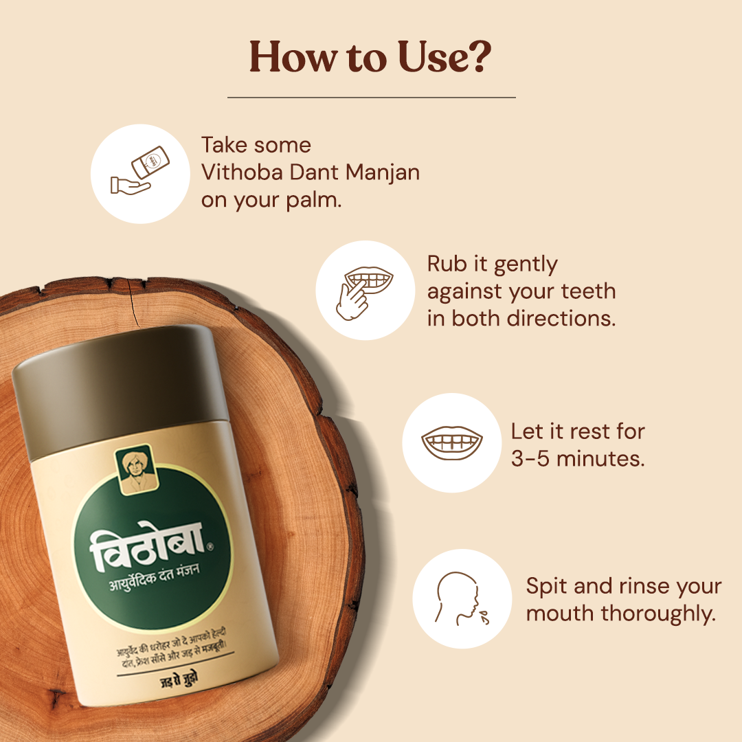 Vithoba Ayurvedic Dant Manjan 200g