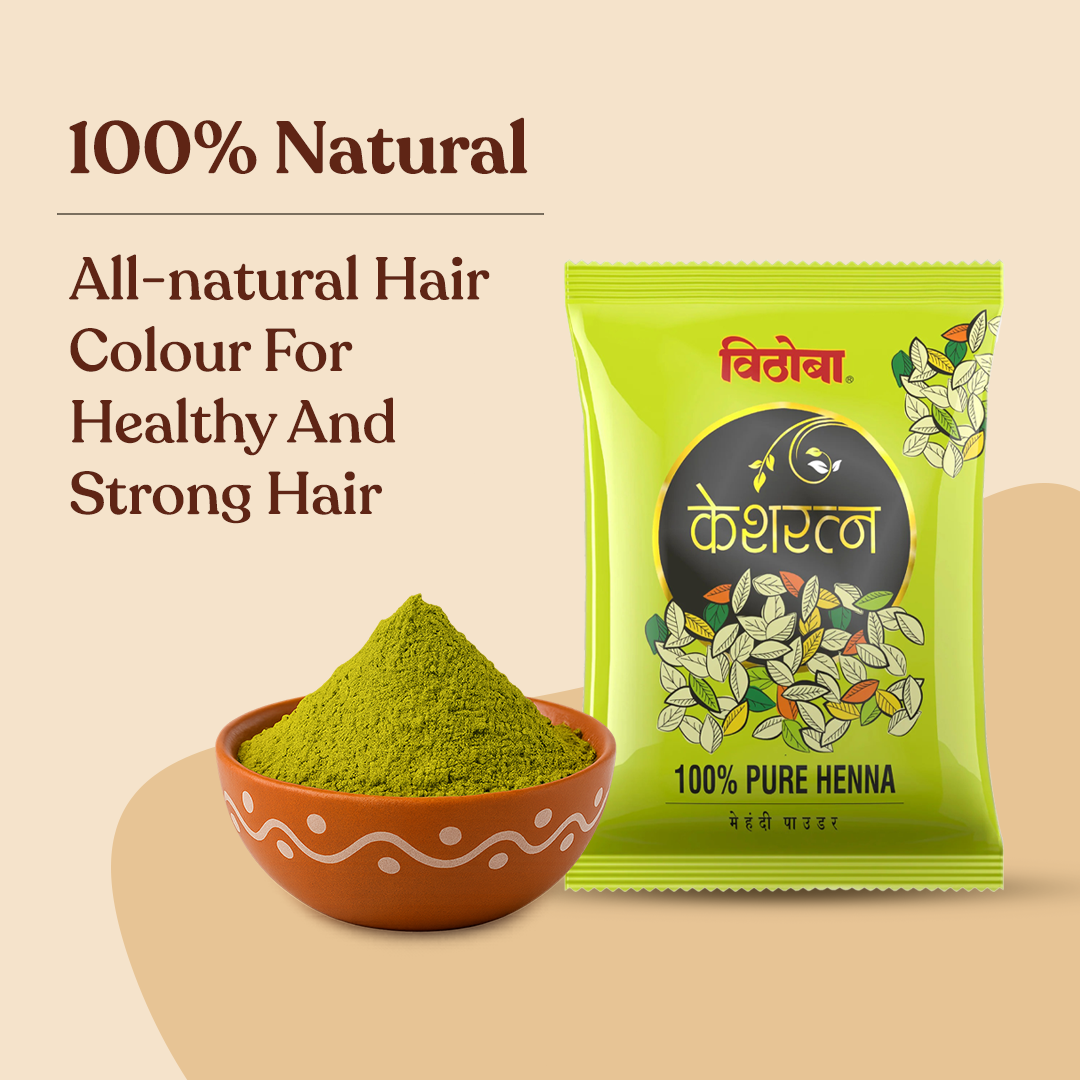 Vithoba Keshratna Organic Henna Mehendi | 100% Pure