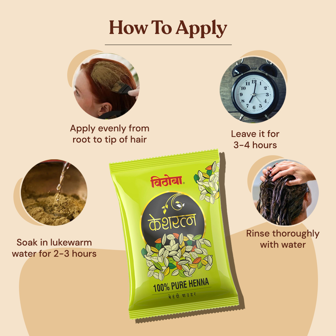 Vithoba Keshratna Organic Henna Mehendi | 100% Pure