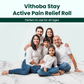 Vithoba Stay Active Pain Relief Roll On Oil | Fast-acting formula| Neck pain, Shoulder pain, Spine pain | Natural ingredients | Instant Relief from Strain, Joints, Back & Muscular Body Pain | 60 ml |