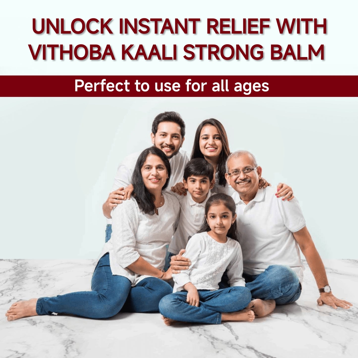 Vithoba KAALI Strong Balm | Ayurvedic Pain Relief & Muscle Relaxant | 10g Balm | Effective relief from Headache, Body Pain, Sprain and Cold |