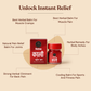Vithoba KAALI Strong Balm | Ayurvedic Pain Relief & Muscle Relaxant | 10g Balm | Effective relief from Headache, Body Pain, Sprain and Cold |