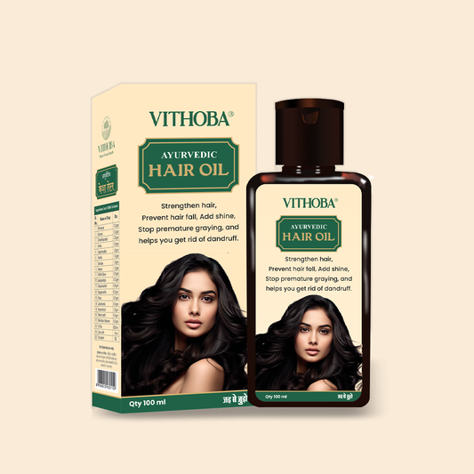 Vithoba Ayurvedic Kesh(Hair) Oil 100 ml | Hair Growth Oil Reduces Hair Fall Gives Soft, Strong, Long &Thick Hair | For Men & Women