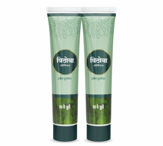 Vithoba Herbal Premium Toothpaste 150G. - Pack 2