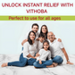 Vithoba Stay Active Pain Relief Roll On Oil  And Vithoba KAALI Strong Balm |  Instant Relief from Strain, Joints, Back & Muscular Body Pain |  Natural ingredients | Ayurvedic Pain Relief & Muscle Relaxant | 60ml + 10Gram |