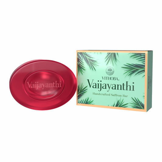 Vithoba Vaijayanthi Handcrafted Saffron Soap Bar 75g