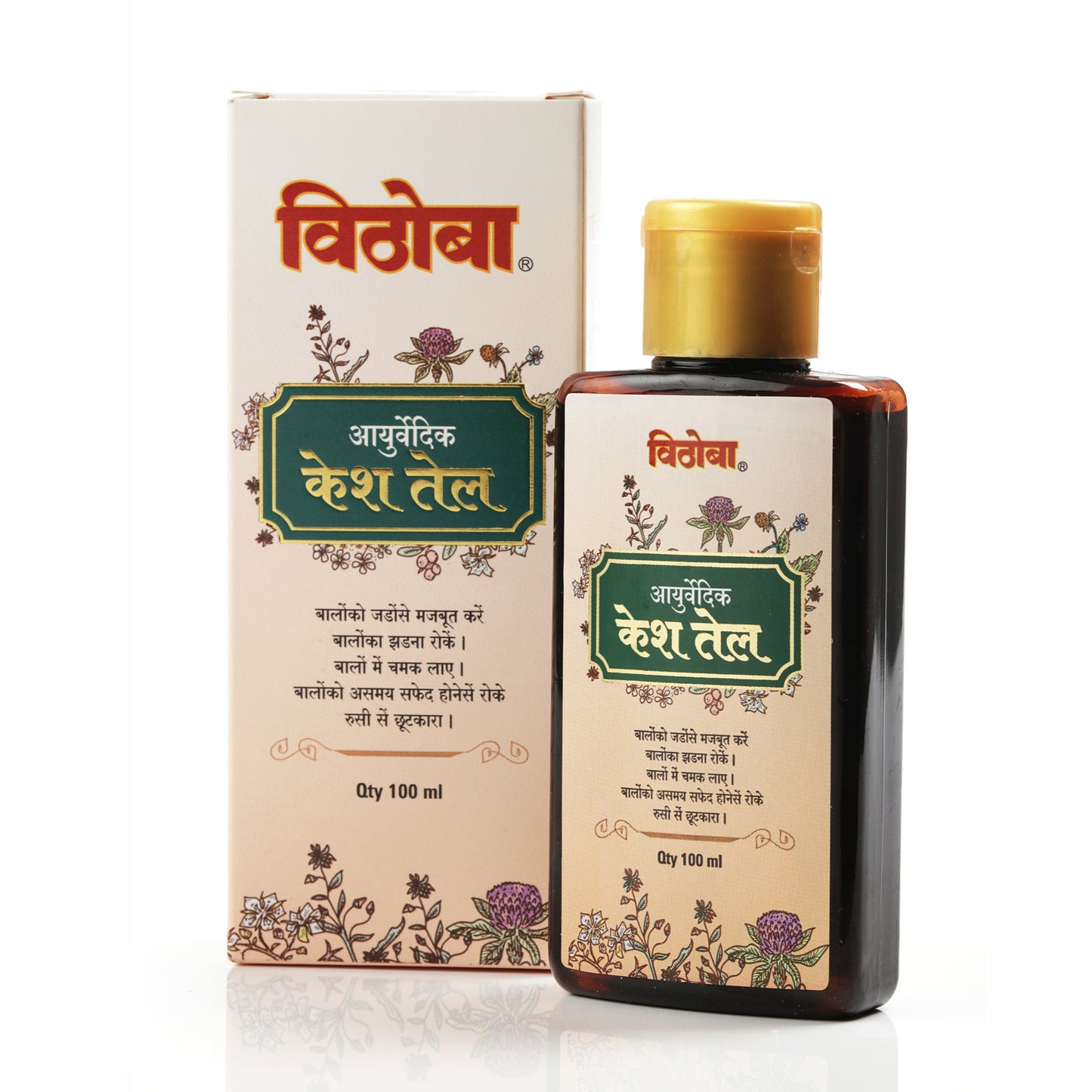 Vithoba Ayurvedic Kesh (Hair) Oil | Ayurvedic Anti Hairfall Oil | 100ml |